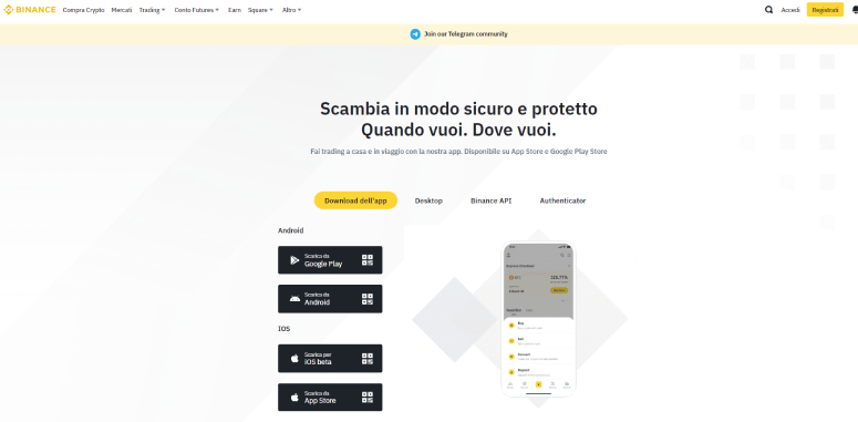 app Binance