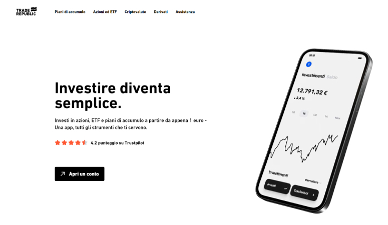 Investi con Trade Republic