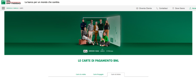 Carte BNL 