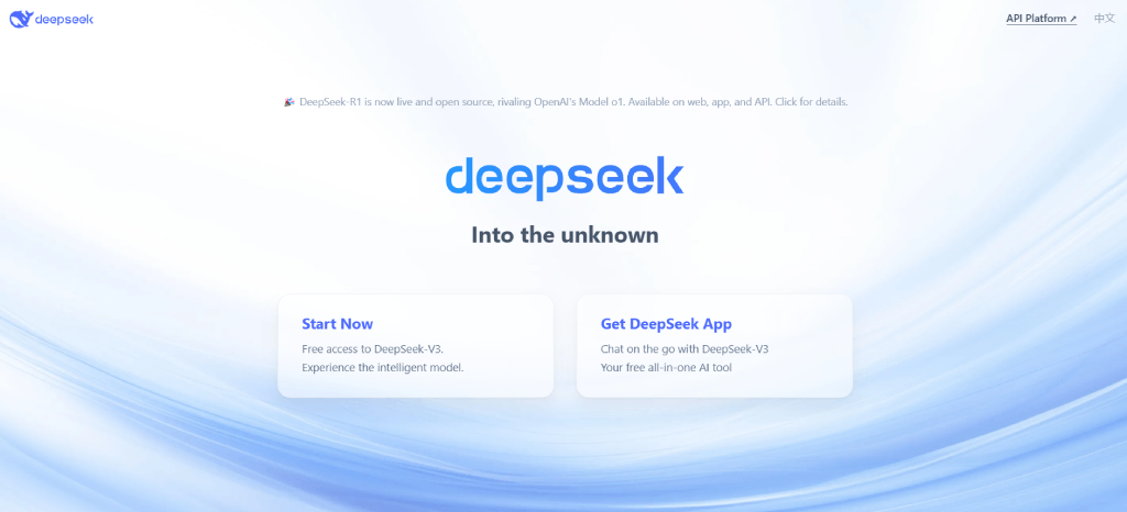 deepseek piattaforma